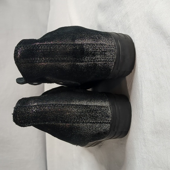 Converse All Star glitter Wedge Sneakers - Picture 2 of 12